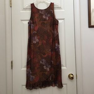 NWT Sleeveless Floral Dress by AGB Dress Sz12P