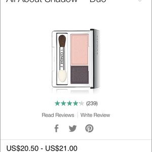 Clinique All About Shadow Duo Shade Splash