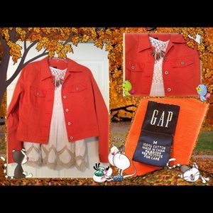 Pumpkin Gap denim jacket