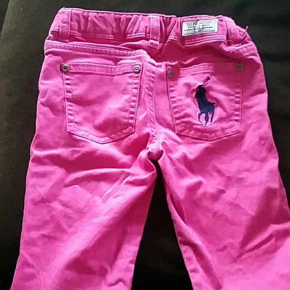 Toddler girl Pink Polo pants
