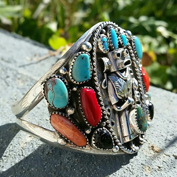 SOLD::::::::Francisco Gomez Sterling turquoise - Picture 2 of 4