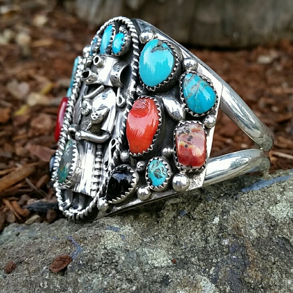 SOLD::::::::Francisco Gomez Sterling turquoise - Picture 4 of 4