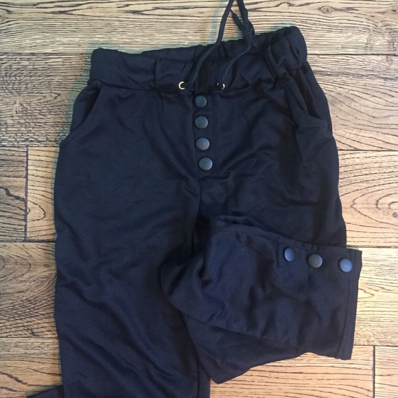 black jogger style pants - Picture 4 of 4