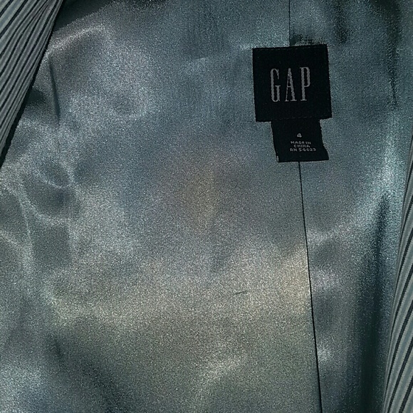 Gap One button Striped Blazer - Picture 3 of 4