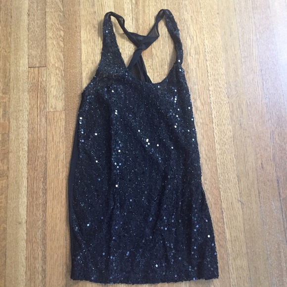 Jack sequin mesh top/mini dress