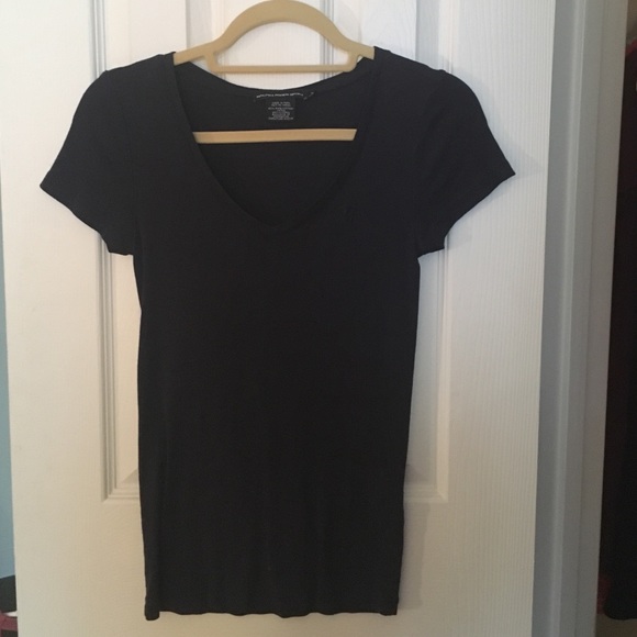 Navy Blue Polo V-neck tshirt
