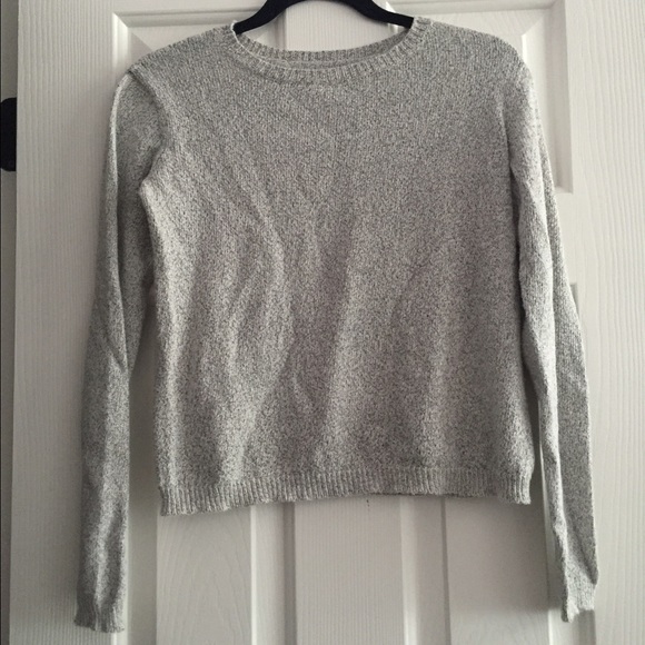 White and black Brandy Melville sweater
