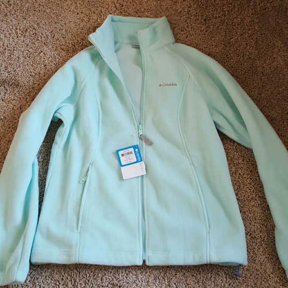 Mint Green Women's Columbia Fleece