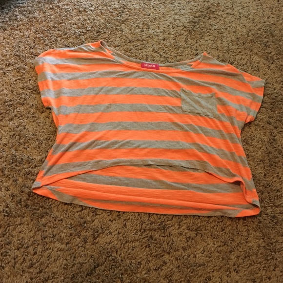 Bright colored crop top!
