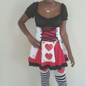 Pretty playing card costume