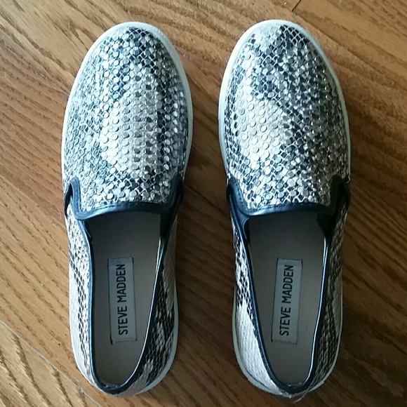 Steve Madden snakeprint sneakers