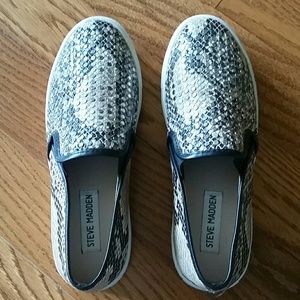Steve Madden snakeprint sneakers