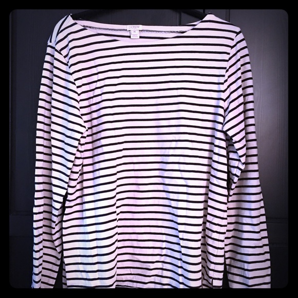 J. Crew Never worn Brenton striped top