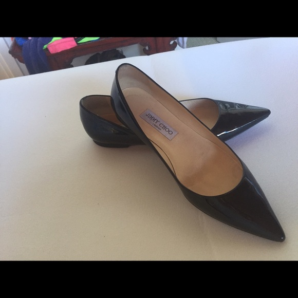 JIMMY CHOO LITTLE BLACK FLATS