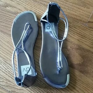 DV silver sandals