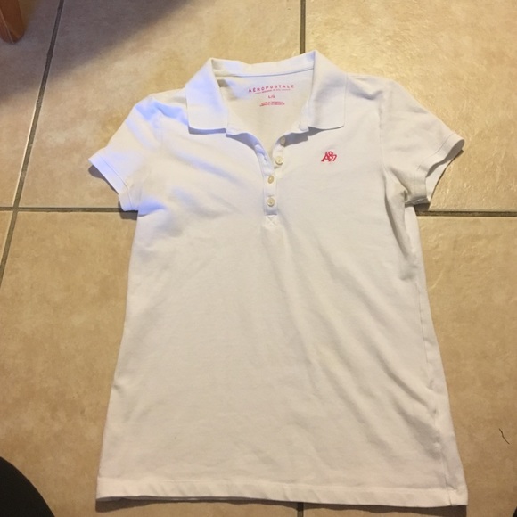 White Aeropostal polo shirt