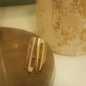 Modern Chunky Gold Ring