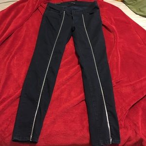 J Brand zipper detail skinny pants