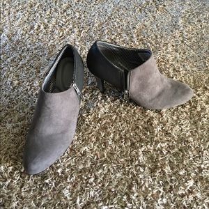 Gorgeous two-tone booties