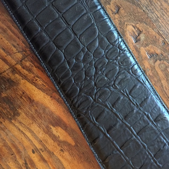 Beaded Alligator Belt