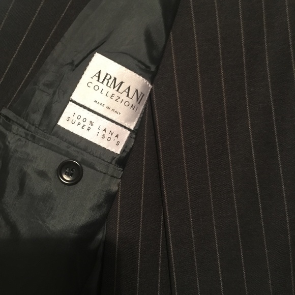 Armani Collezioni striped woolen suit - Picture 2 of 5