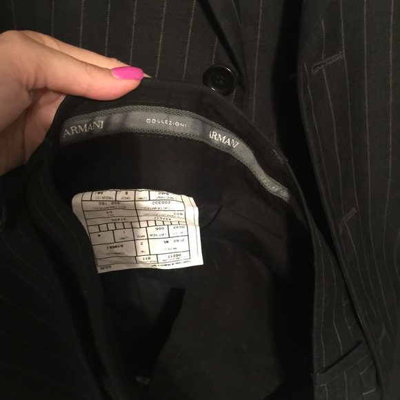 Armani Collezioni striped woolen suit - Picture 3 of 5