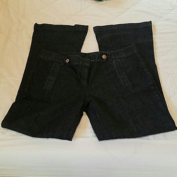 The Limited Fit & Flare Denim Trousers