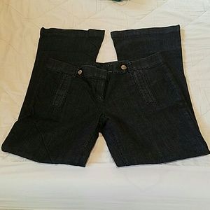 The Limited Fit & Flare Denim Trousers