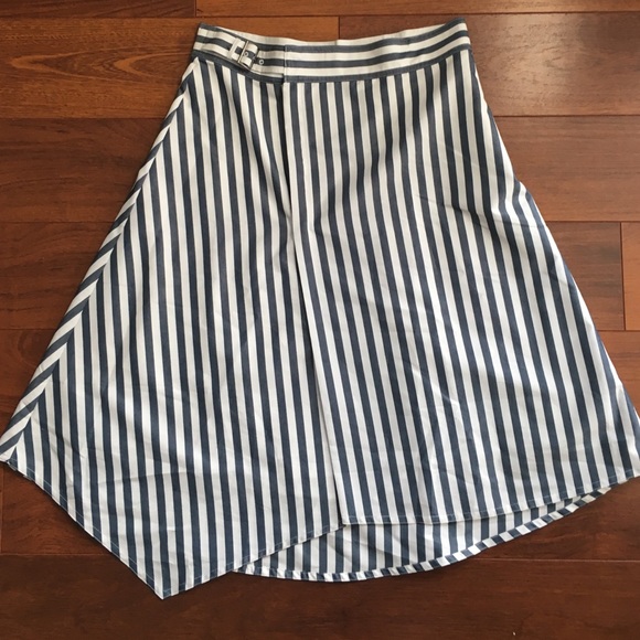 Anthropologie striped skirt