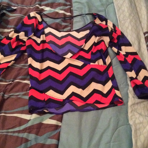Open back shirt