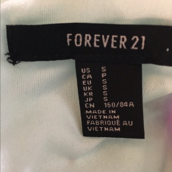 Forever 21 Dresses - F21 Mint Floral Dress Forever 21 Dresses - F21 Mint Floral Dress