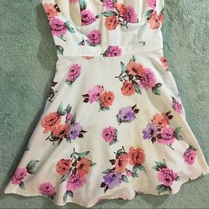 Forever 21 Dresses - F21 Mint Floral Dress Forever 21 Dresses - F21 Mint Floral Dress