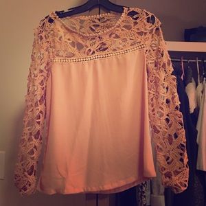 Pale pink top