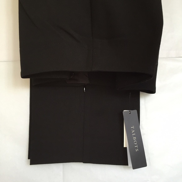 NWT Talbots Heritage Black Pants • Sz 6P