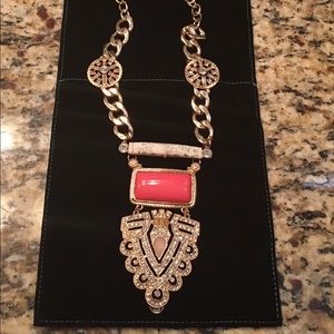 Baublebar Pink Amulet Statement Necklace