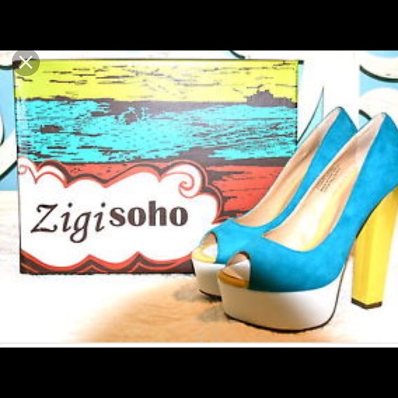Size 6 zigi  platform shoes