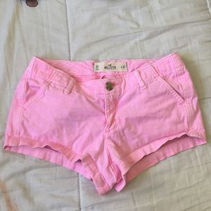 pink hollister shorts