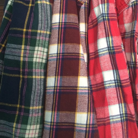 Hollister Tops - 3 Flannel Shirts!
