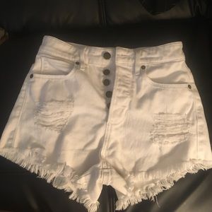 White Guess Shorts