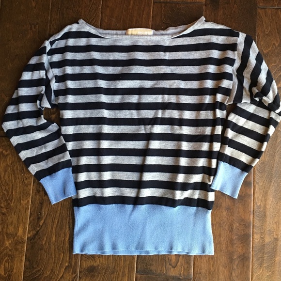 Michael Kors boatneck striped sweater. EUC XS