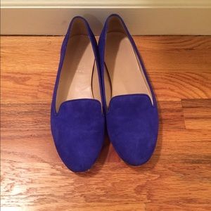 Suede J. Crew Darby Loafers