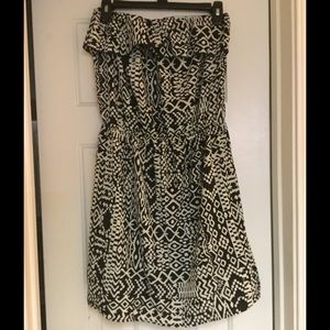Black and White Tribal Print Dress