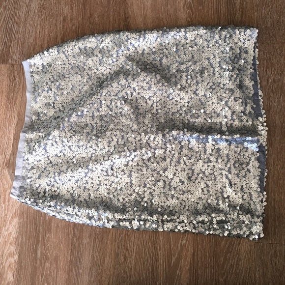 J. Crew sequin skirt.