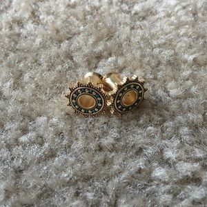 🔴 2 Gauge Earrings Gold Hot Topic Morbid Metal