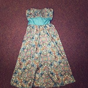 Strapless formal dress!