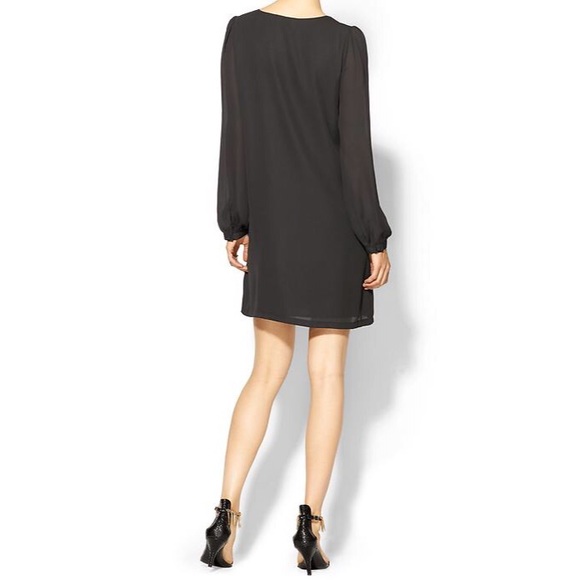 SOLD | tinley road v-neck a-line mini dress | - Picture 2 of 2