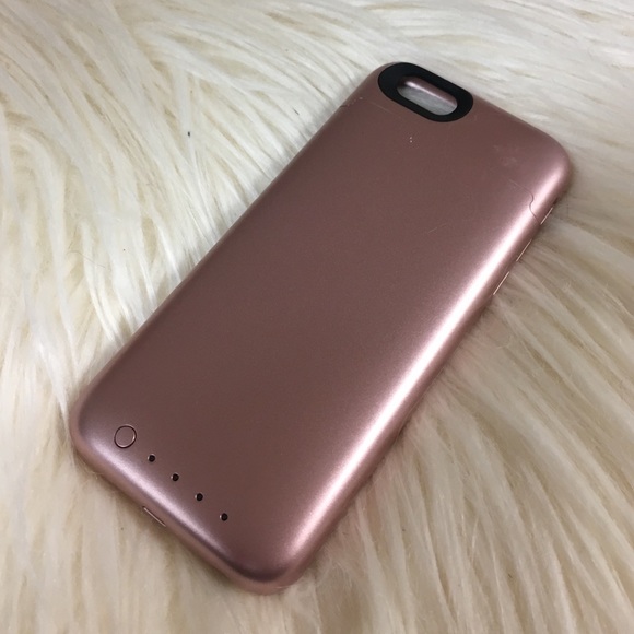 Pink Mophie charging case