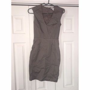 Grey Dress. Sleek.