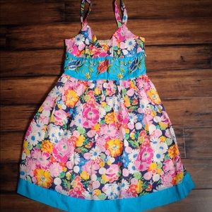 Floral Silk Dress