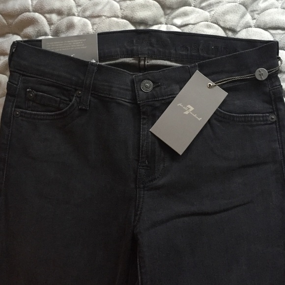NWT Black 7 For All Mankind The Skinny Jean